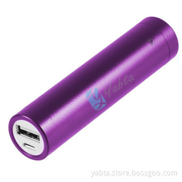 Travel Journey External Battery Charger Cylinder Lipstick Power Bank 2600